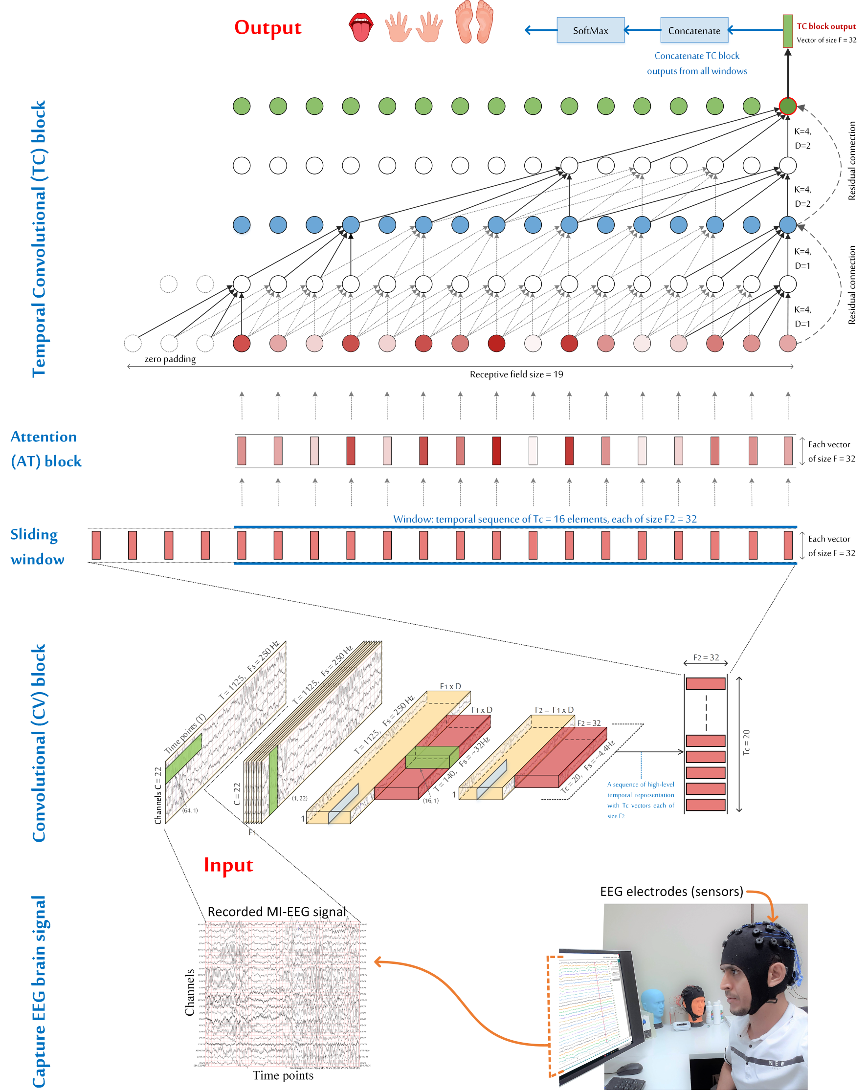 ATCNet: Attention Temporal Conv Network